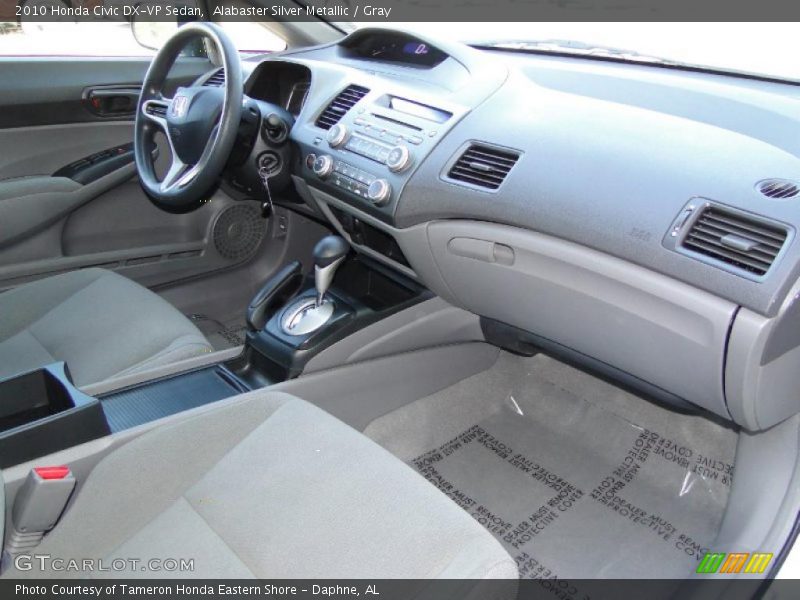  2010 Civic DX-VP Sedan Gray Interior