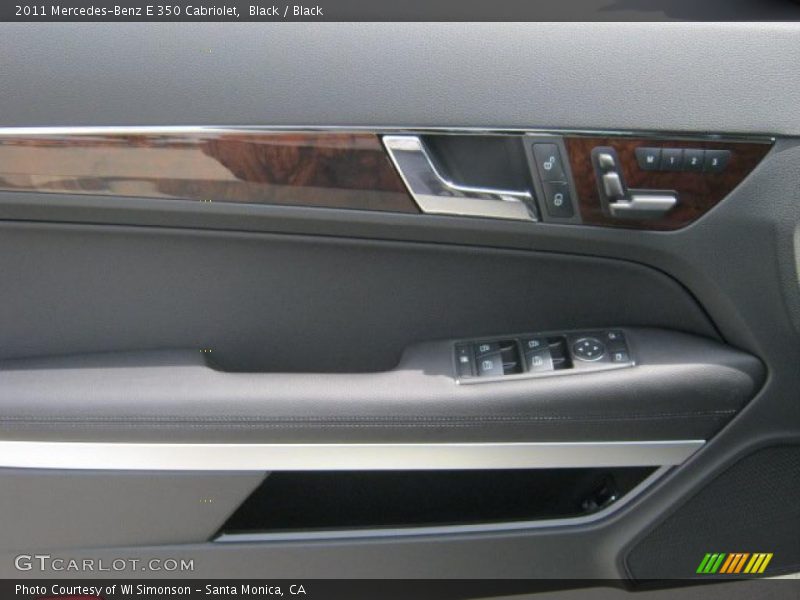 Black / Black 2011 Mercedes-Benz E 350 Cabriolet