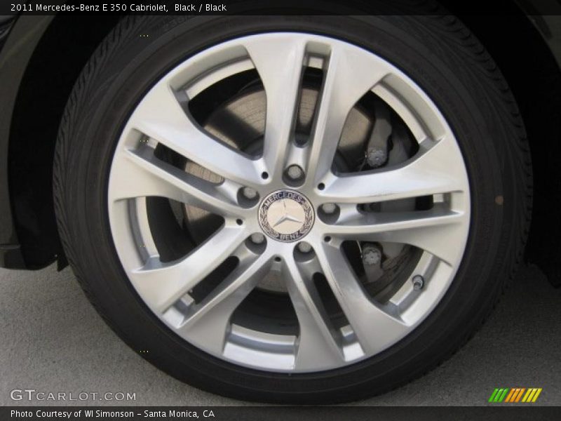 Black / Black 2011 Mercedes-Benz E 350 Cabriolet