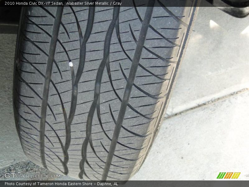 Alabaster Silver Metallic / Gray 2010 Honda Civic DX-VP Sedan