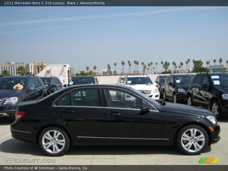 Black / Almond/Mocha 2011 Mercedes-Benz C 300 Luxury