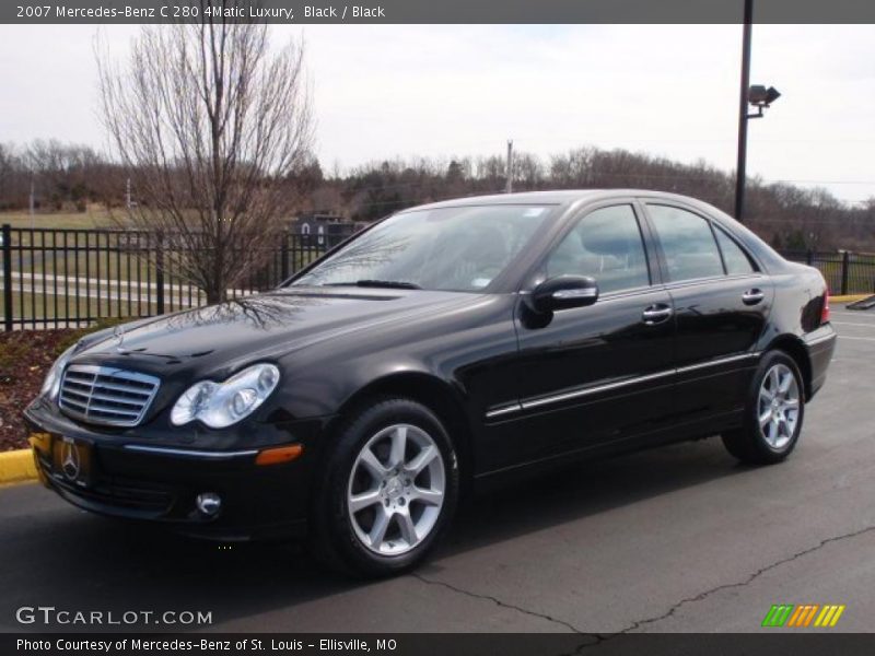 Front 3/4 View of 2007 C 280 4Matic Luxury