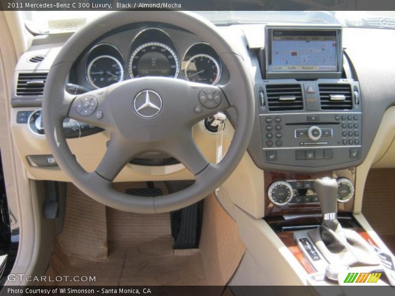 Black / Almond/Mocha 2011 Mercedes-Benz C 300 Luxury