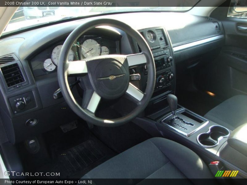 Cool Vanilla White / Dark Slate Gray 2008 Chrysler 300 LX