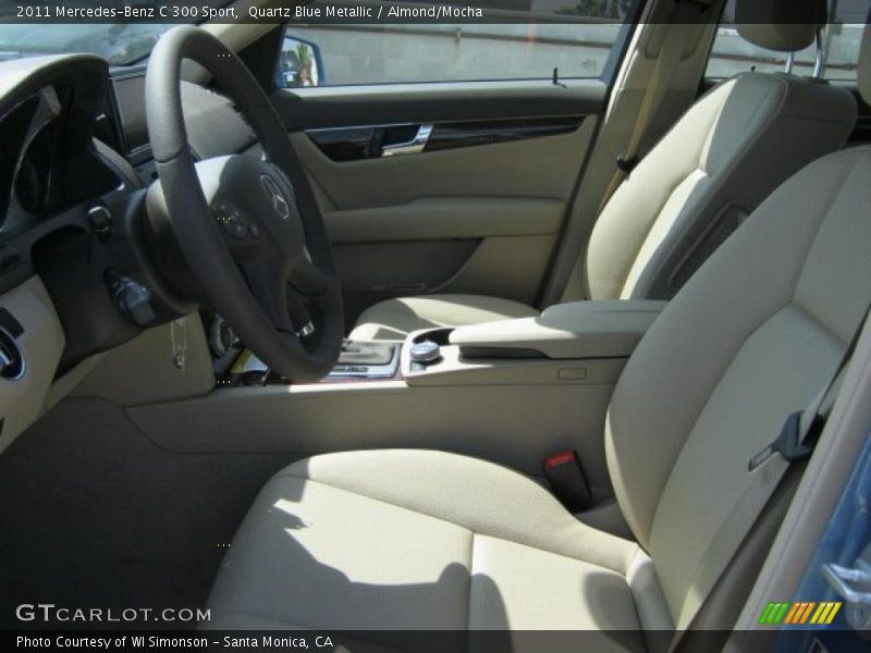 Quartz Blue Metallic / Almond/Mocha 2011 Mercedes-Benz C 300 Sport