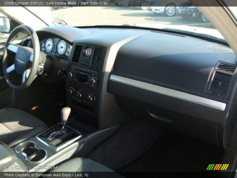 Cool Vanilla White / Dark Slate Gray 2008 Chrysler 300 LX