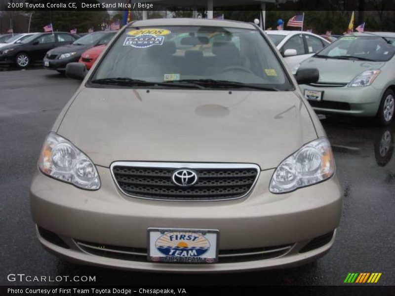 Desert Sand Mica / Beige 2008 Toyota Corolla CE