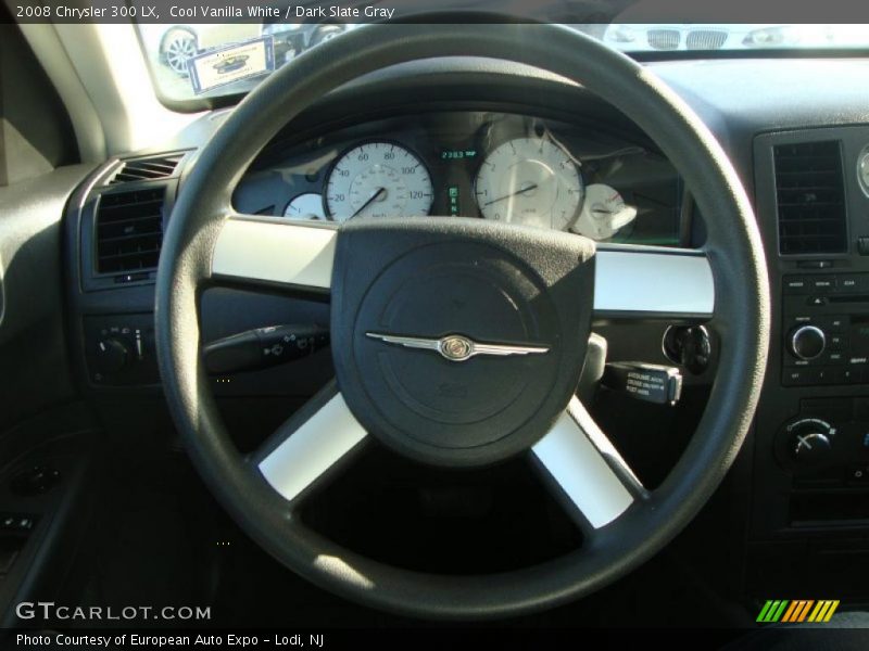 Cool Vanilla White / Dark Slate Gray 2008 Chrysler 300 LX