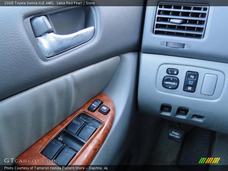 Salsa Red Pearl / Stone 2008 Toyota Sienna XLE AWD