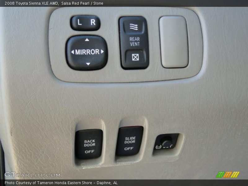 Salsa Red Pearl / Stone 2008 Toyota Sienna XLE AWD