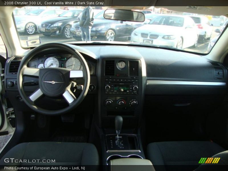 Cool Vanilla White / Dark Slate Gray 2008 Chrysler 300 LX
