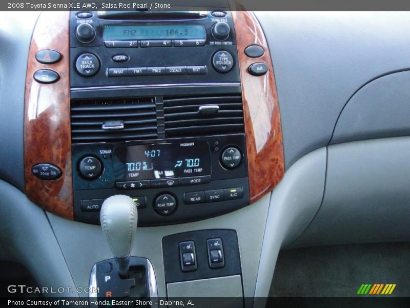 Salsa Red Pearl / Stone 2008 Toyota Sienna XLE AWD
