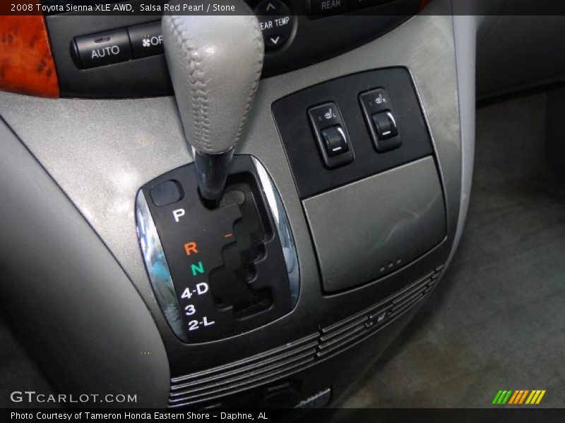 Salsa Red Pearl / Stone 2008 Toyota Sienna XLE AWD