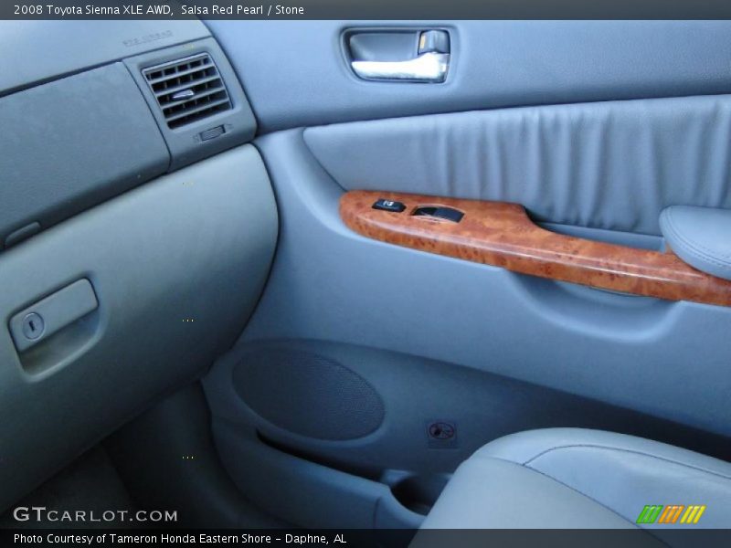 Salsa Red Pearl / Stone 2008 Toyota Sienna XLE AWD