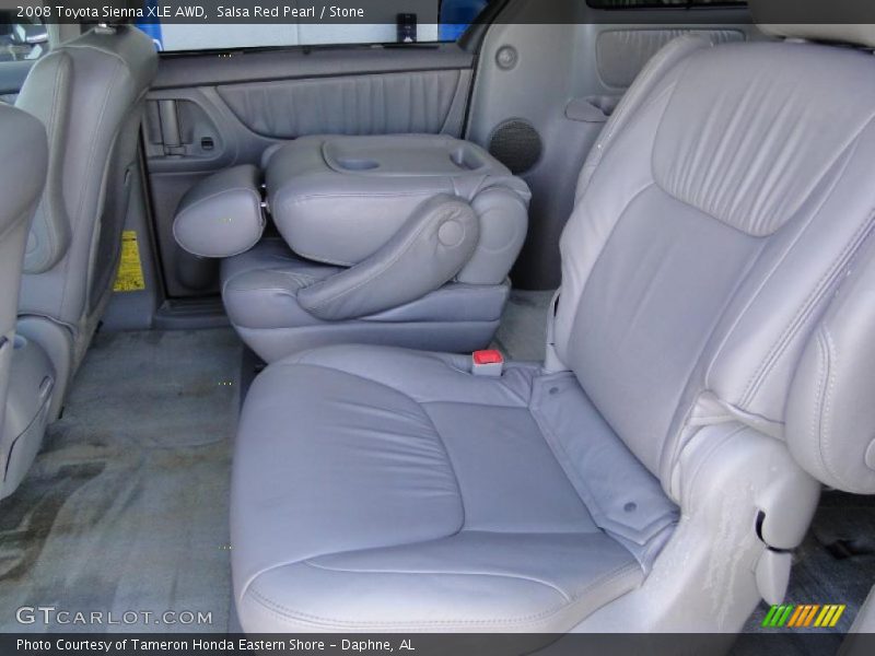 Salsa Red Pearl / Stone 2008 Toyota Sienna XLE AWD