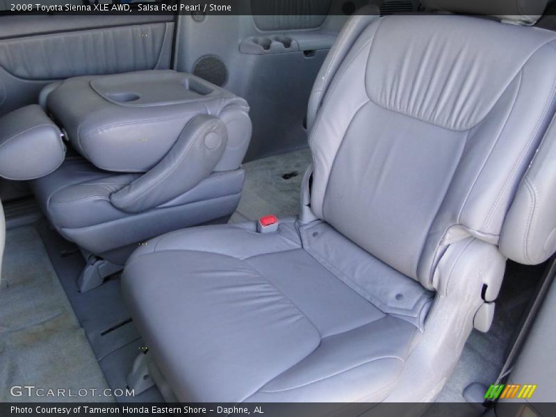 Salsa Red Pearl / Stone 2008 Toyota Sienna XLE AWD