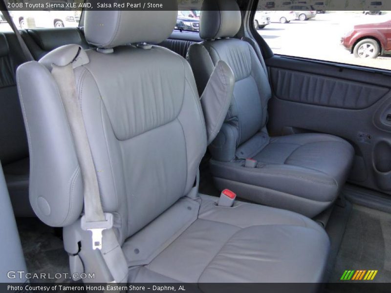 Salsa Red Pearl / Stone 2008 Toyota Sienna XLE AWD