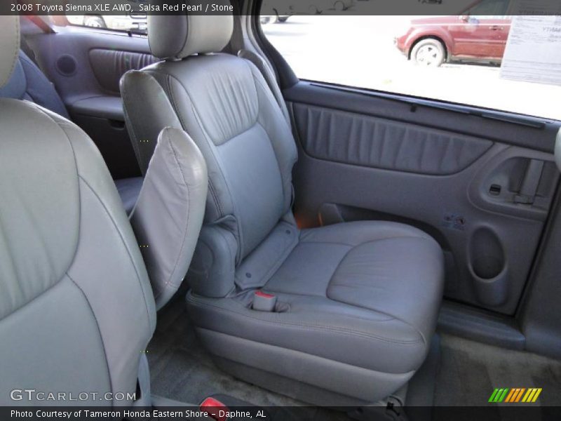 Salsa Red Pearl / Stone 2008 Toyota Sienna XLE AWD