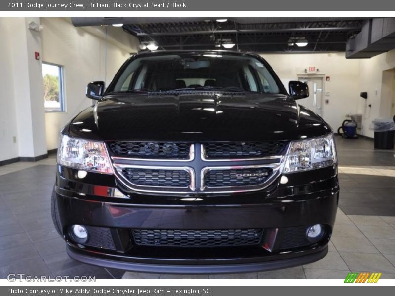 Brilliant Black Crystal Pearl / Black 2011 Dodge Journey Crew