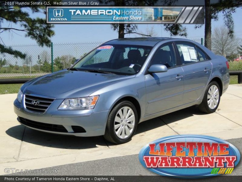 Medium Silver Blue / Gray 2010 Hyundai Sonata GLS