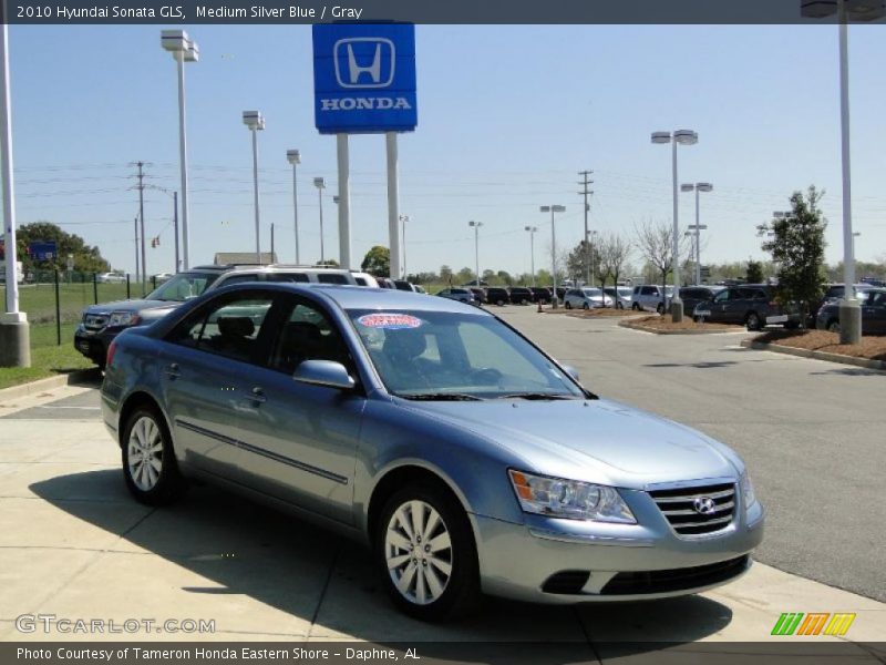Medium Silver Blue / Gray 2010 Hyundai Sonata GLS