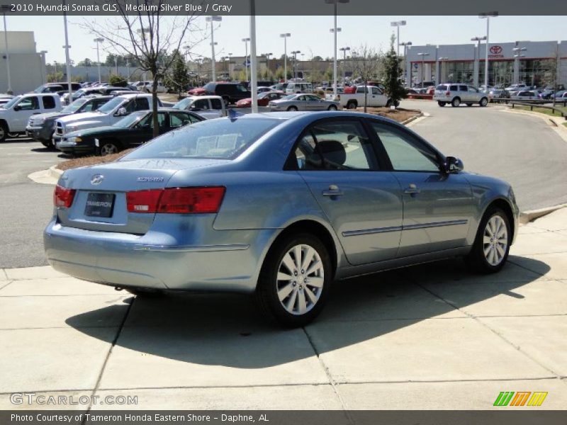 Medium Silver Blue / Gray 2010 Hyundai Sonata GLS