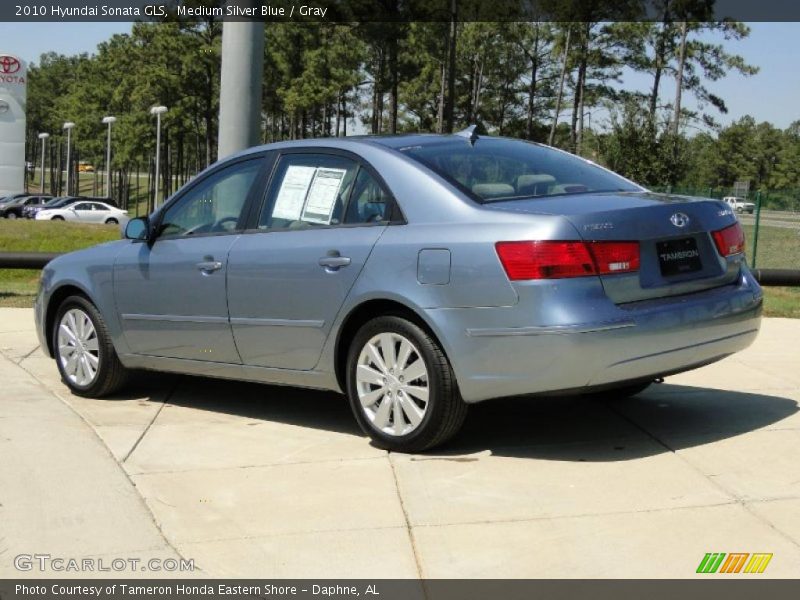 Medium Silver Blue / Gray 2010 Hyundai Sonata GLS