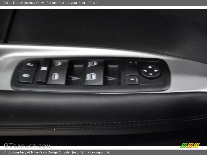 Brilliant Black Crystal Pearl / Black 2011 Dodge Journey Crew