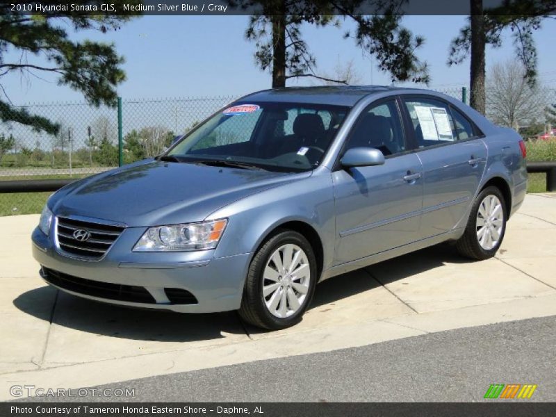 Medium Silver Blue / Gray 2010 Hyundai Sonata GLS
