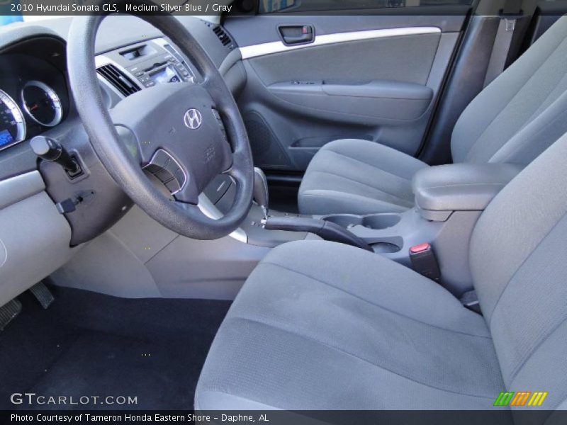 Medium Silver Blue / Gray 2010 Hyundai Sonata GLS