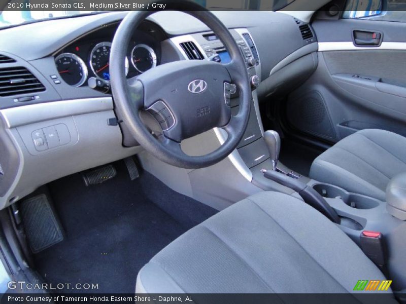 Medium Silver Blue / Gray 2010 Hyundai Sonata GLS