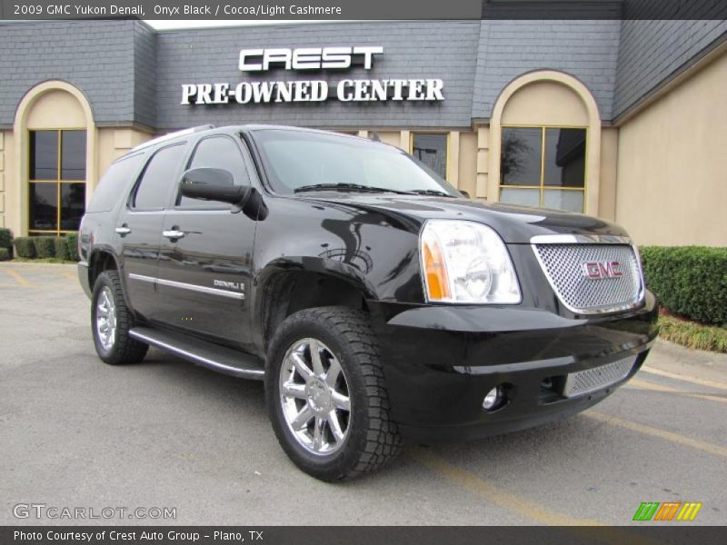 Onyx Black / Cocoa/Light Cashmere 2009 GMC Yukon Denali