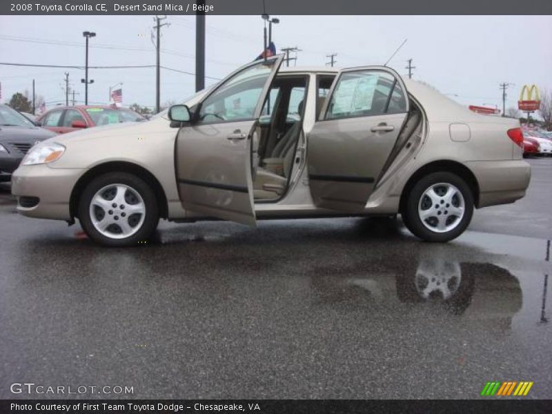 Desert Sand Mica / Beige 2008 Toyota Corolla CE