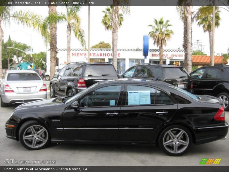  2008 E 63 AMG Sedan Black