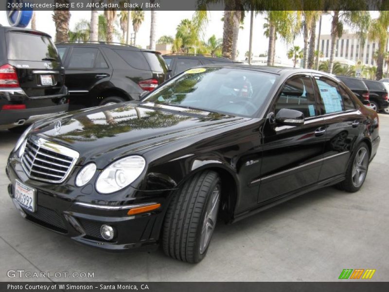 Front 3/4 View of 2008 E 63 AMG Sedan