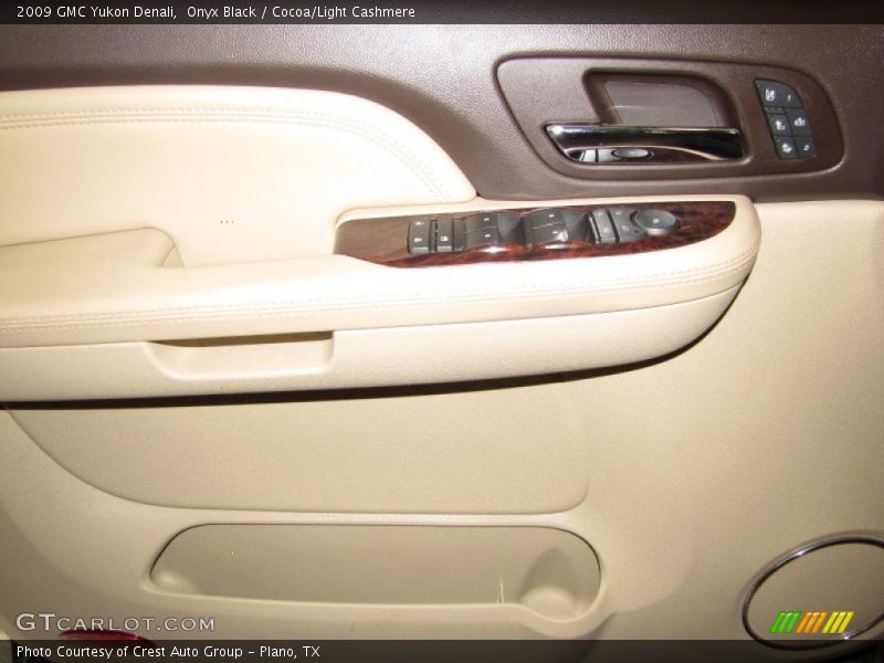 Onyx Black / Cocoa/Light Cashmere 2009 GMC Yukon Denali