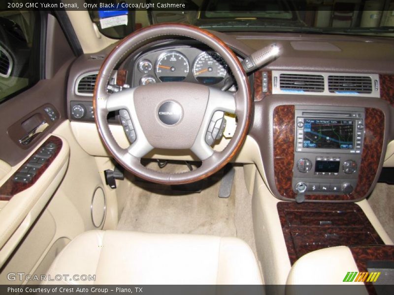 Onyx Black / Cocoa/Light Cashmere 2009 GMC Yukon Denali