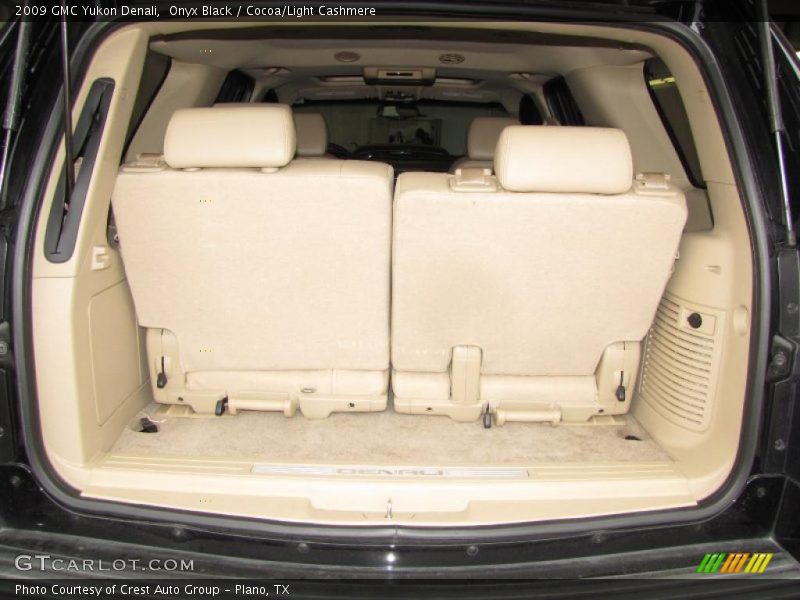 Onyx Black / Cocoa/Light Cashmere 2009 GMC Yukon Denali