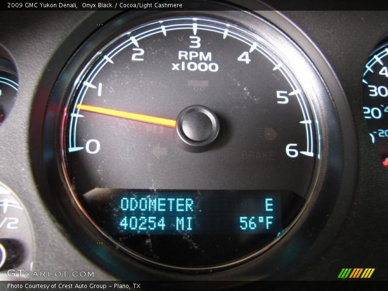 Onyx Black / Cocoa/Light Cashmere 2009 GMC Yukon Denali