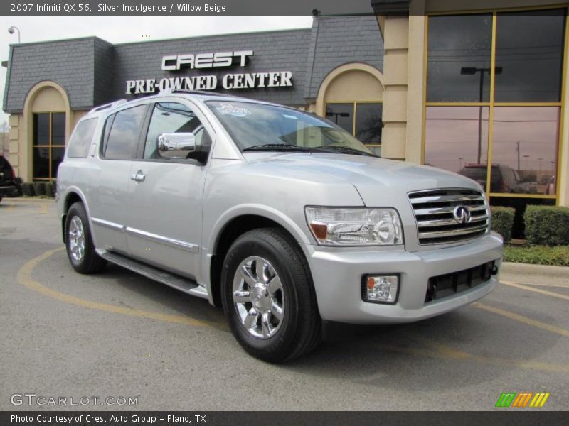 Silver Indulgence / Willow Beige 2007 Infiniti QX 56