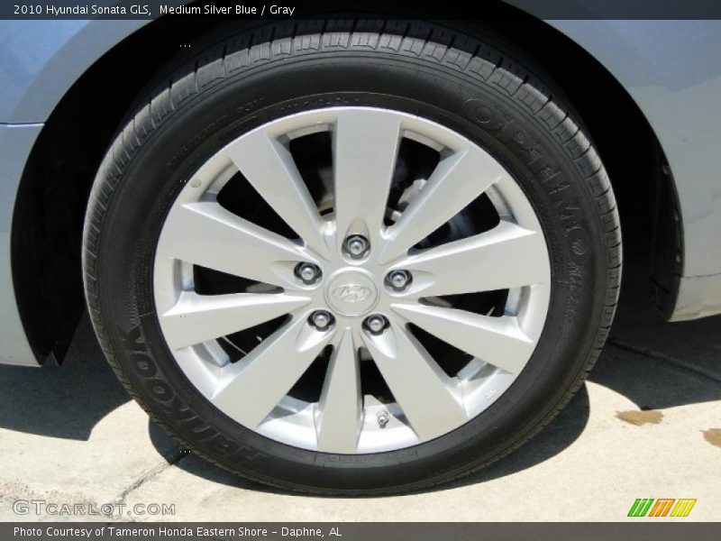 Medium Silver Blue / Gray 2010 Hyundai Sonata GLS