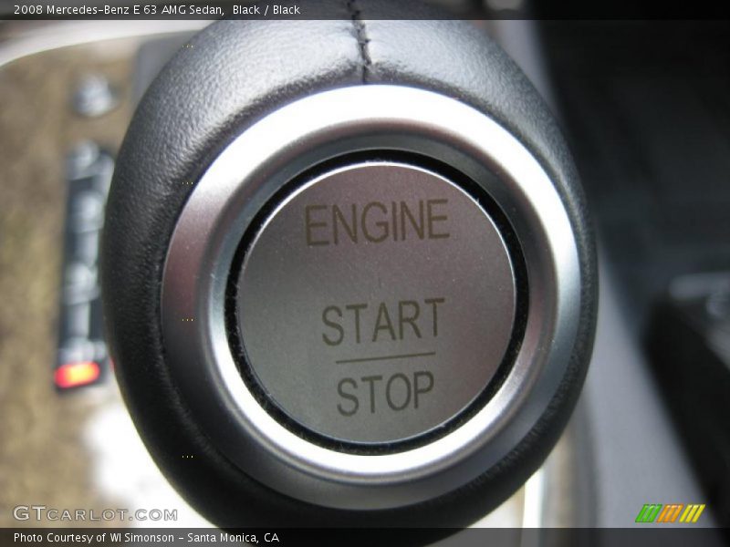Black / Black 2008 Mercedes-Benz E 63 AMG Sedan
