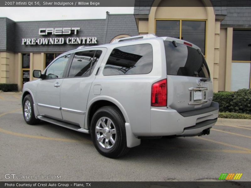 Silver Indulgence / Willow Beige 2007 Infiniti QX 56
