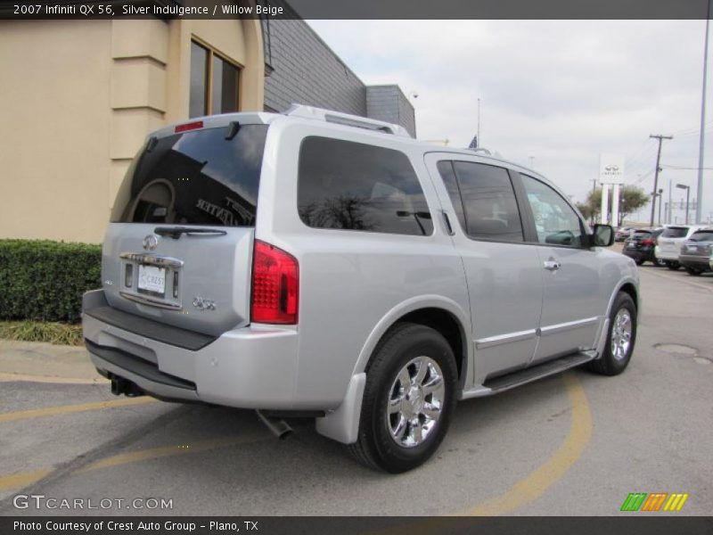 Silver Indulgence / Willow Beige 2007 Infiniti QX 56