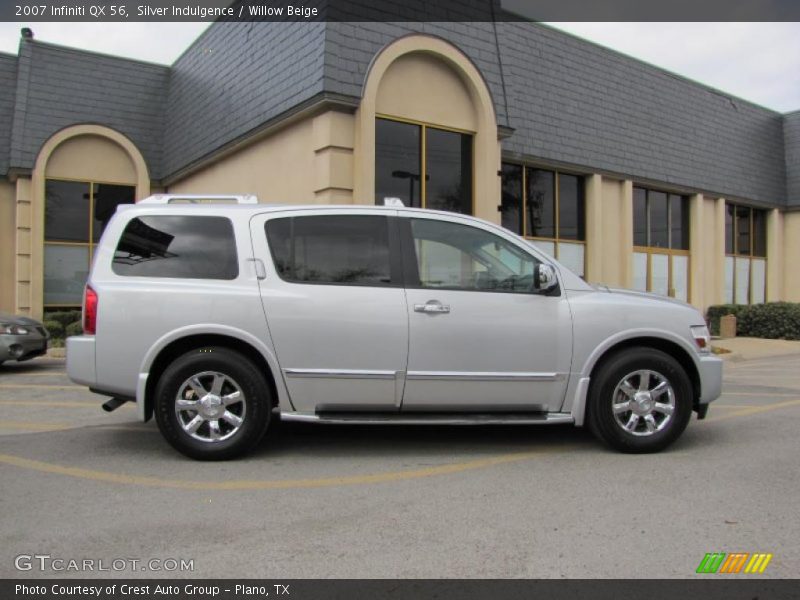 Silver Indulgence / Willow Beige 2007 Infiniti QX 56