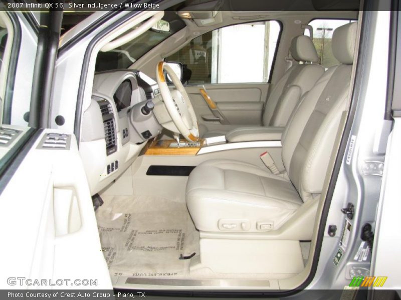 Silver Indulgence / Willow Beige 2007 Infiniti QX 56