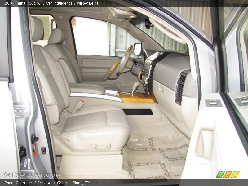 Silver Indulgence / Willow Beige 2007 Infiniti QX 56