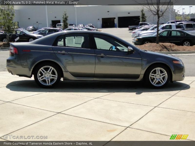 Polished Metal Metallic / Ebony 2008 Acura TL 3.2