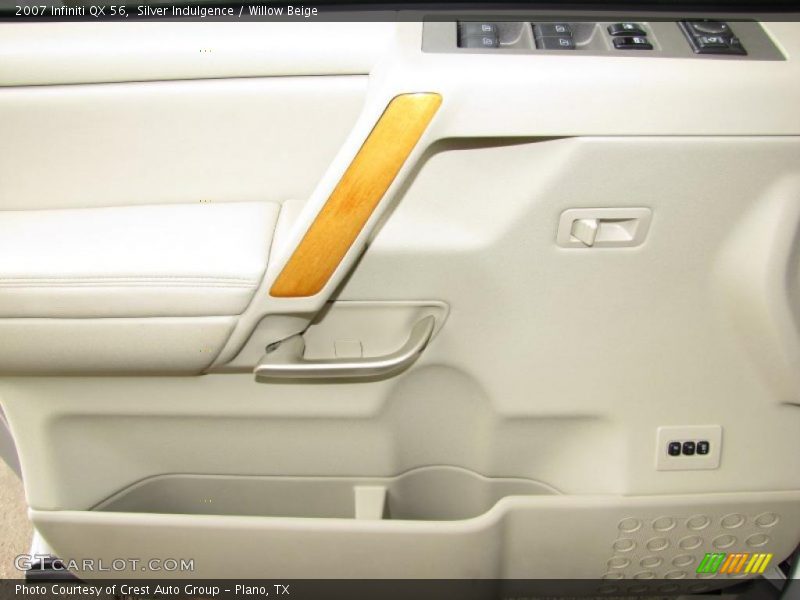 Silver Indulgence / Willow Beige 2007 Infiniti QX 56