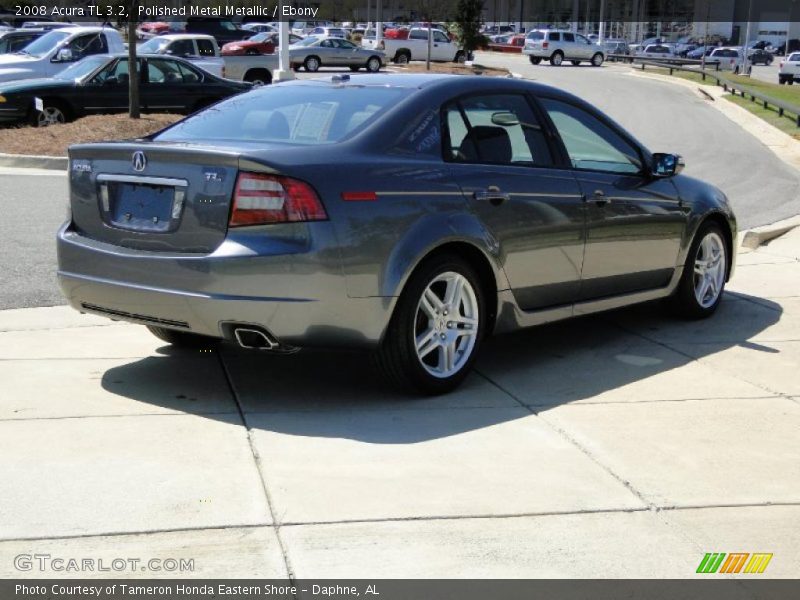 Polished Metal Metallic / Ebony 2008 Acura TL 3.2